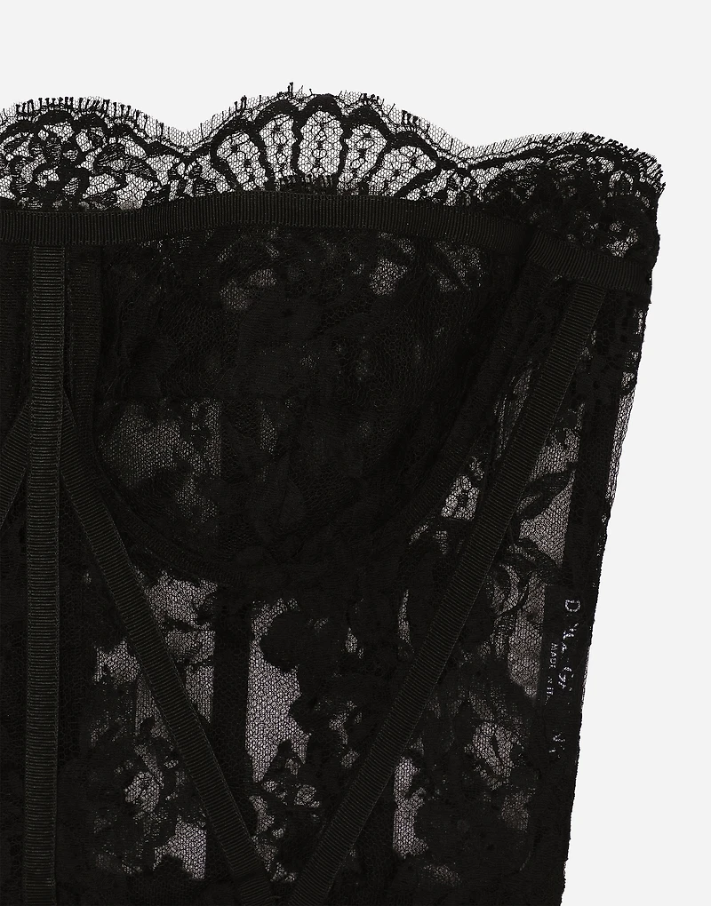 Lace bustier