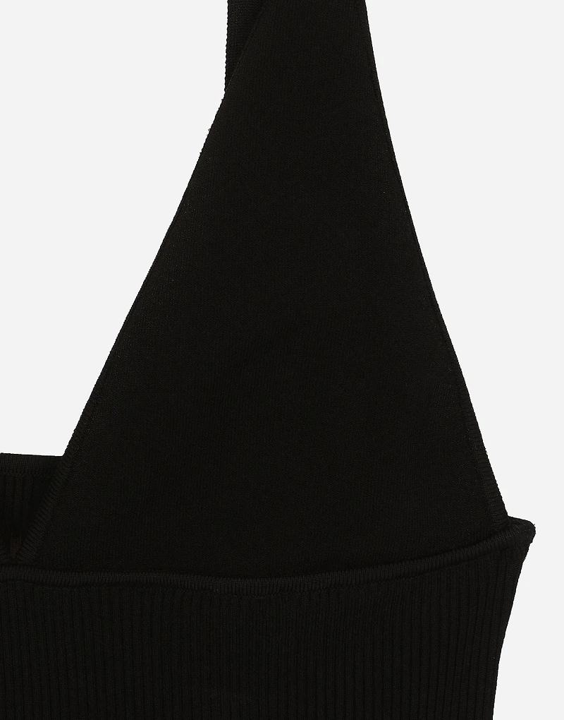 Viscose-knit vest top