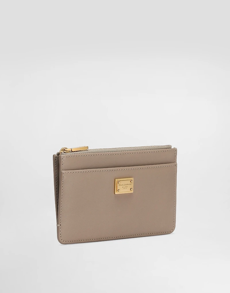Plongé calfskin card holder