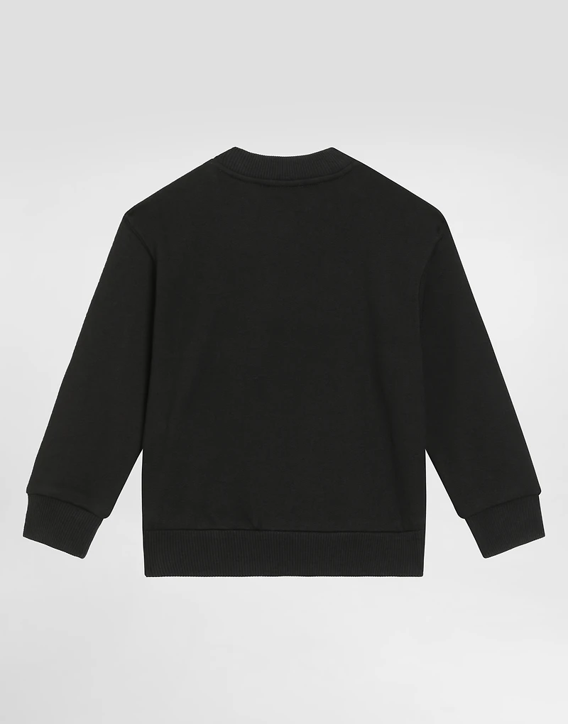 Jersey round-neck sweatshirt with DG Milano embroidery