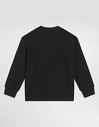 Jersey round-neck sweatshirt with DG Milano embroidery