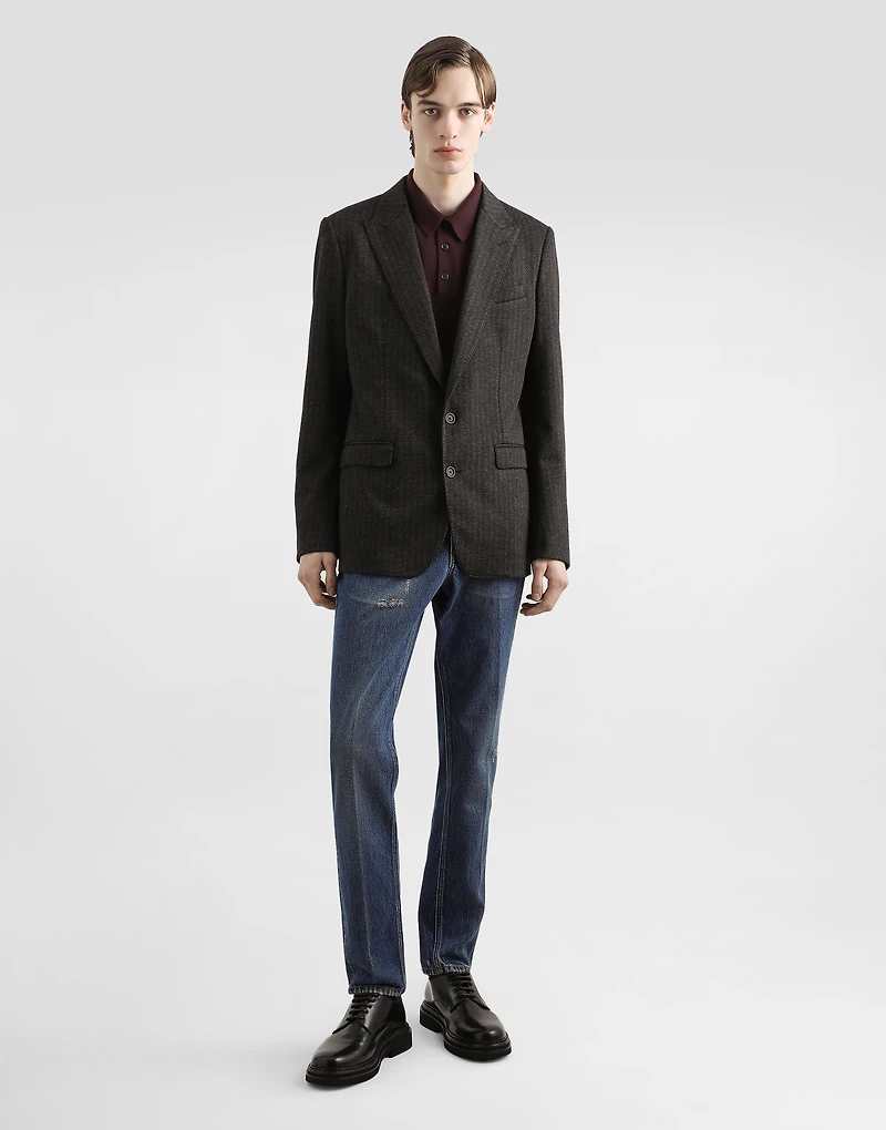 Regular cotton jeans