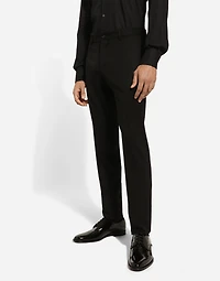 Stretch wool twill pants