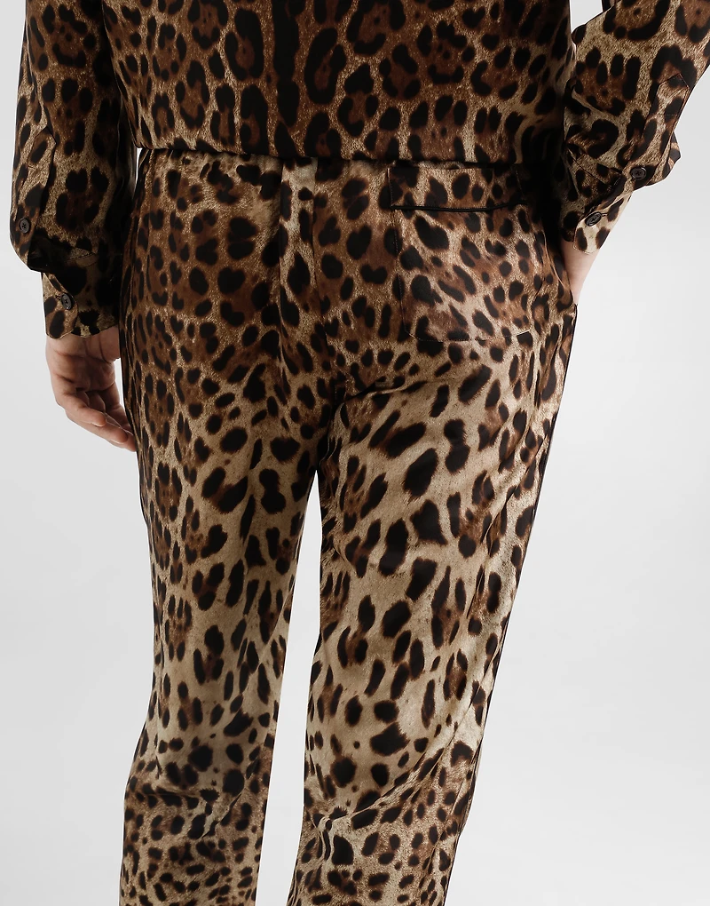 Silk pajama pants