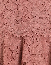 Lace skirt with DG logo