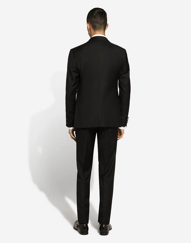 Single-breasted tuxedo suit