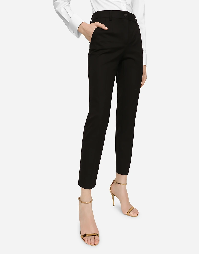 Stretch wool pants