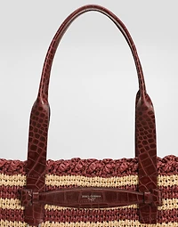 Raffia shopper