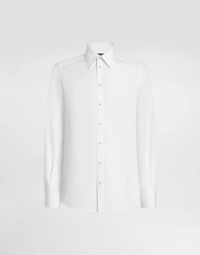 Cotton poplin martini shirt
