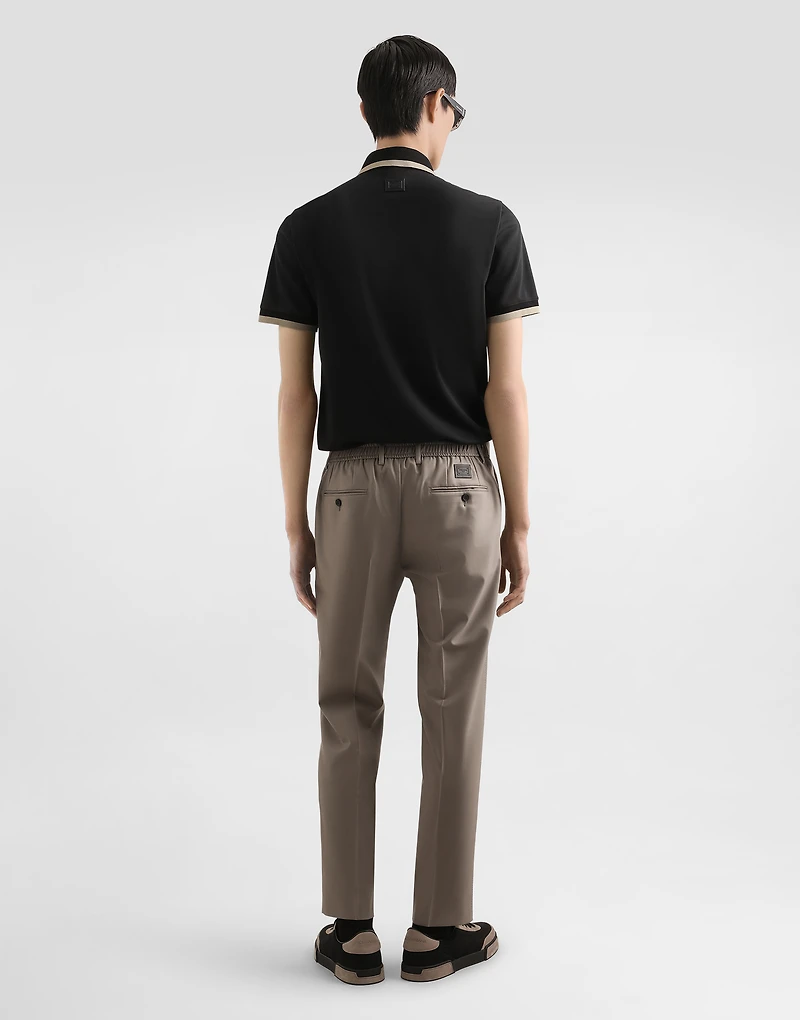 Jersey polo shirt