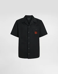 Hawaiian shirt with DG logo embroidery