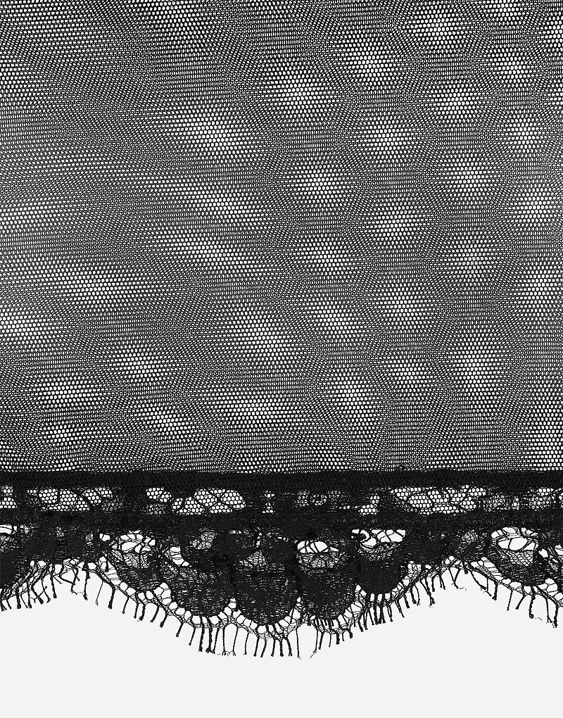 Lace and tulle camisole