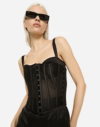 Marquisette corset belt
