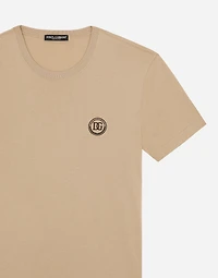 Short-sleeved T-shirt with DG embroidery