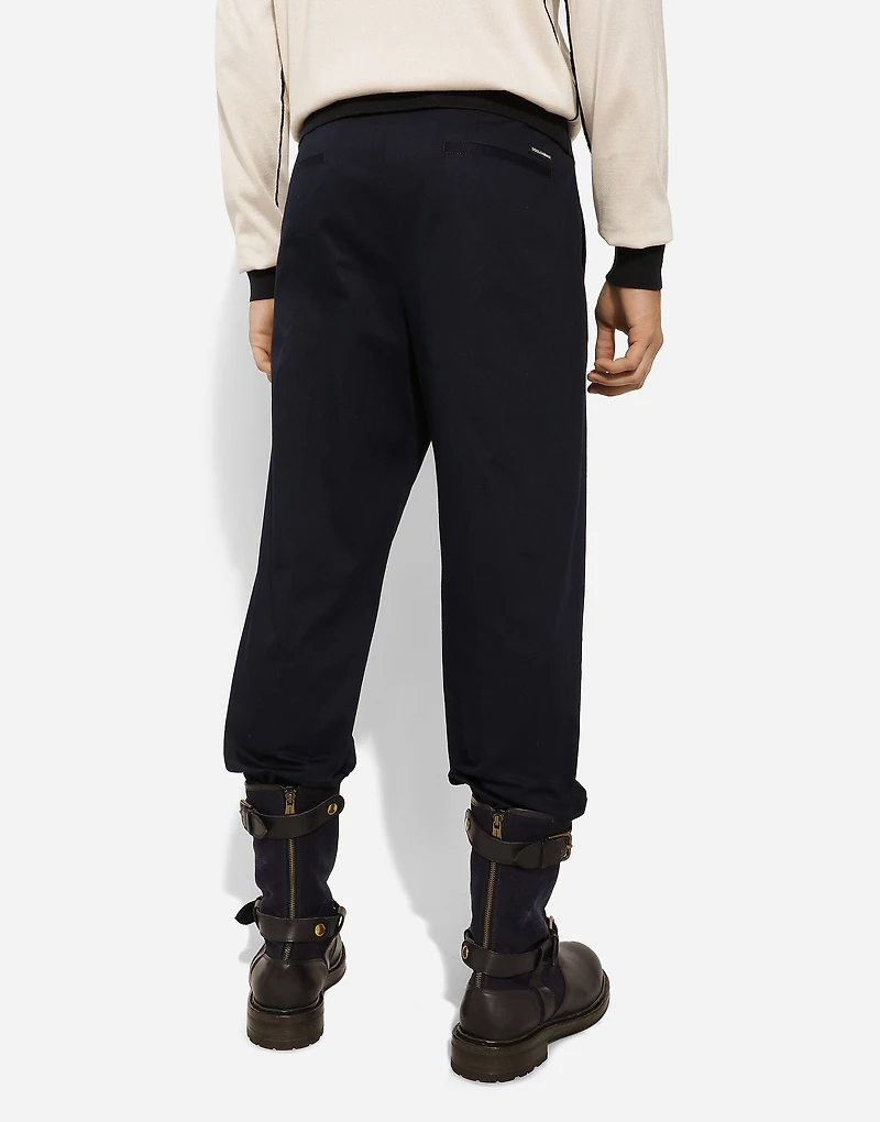 Stretch cotton pants