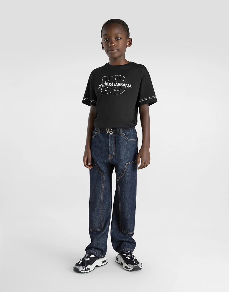 Jersey T-shirt with Dolce&Gabbana logo