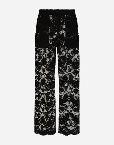 Chantilly lace pajama pants