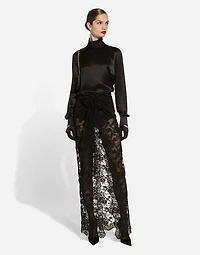 Silk satin blouse