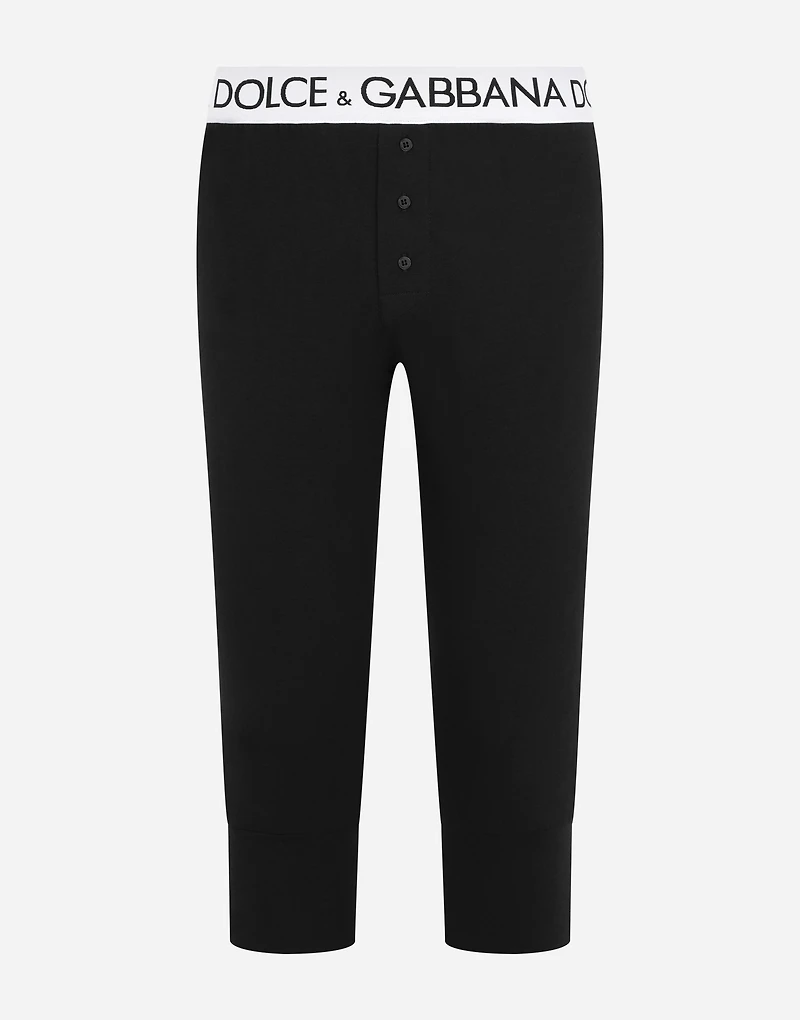 Two-way stretch cotton leggings