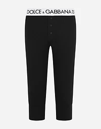 Two-way stretch cotton leggings