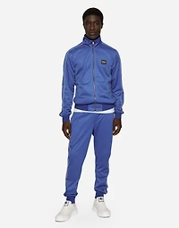 Triacetate jogging pants with bands