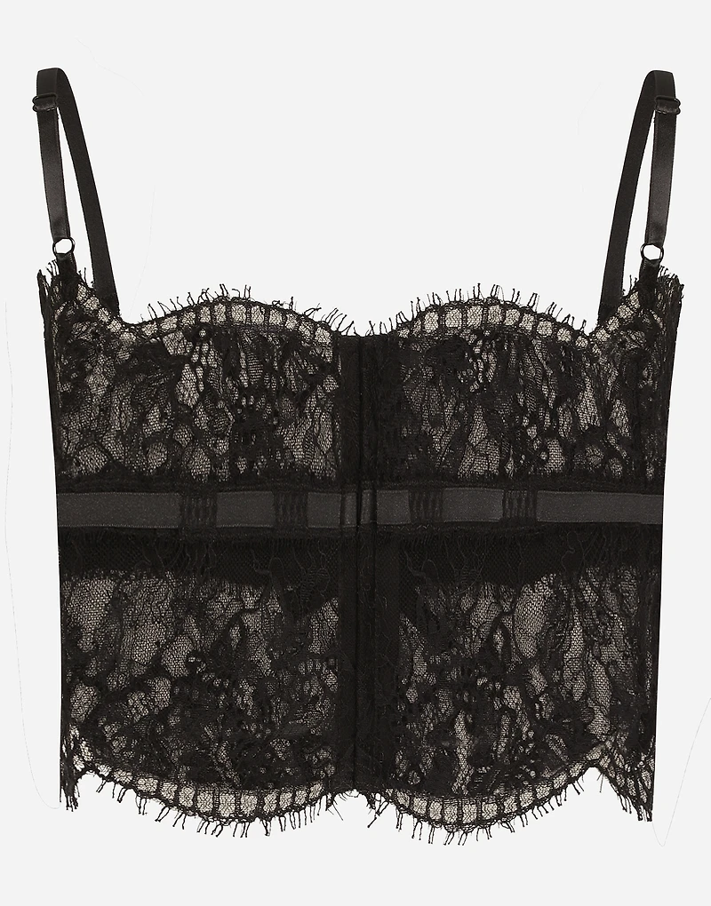 Lace lingerie top