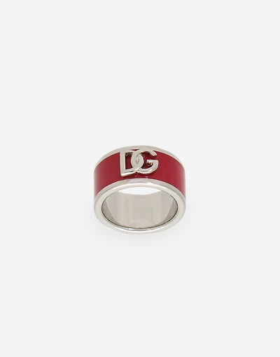 Enameled DG logo ring