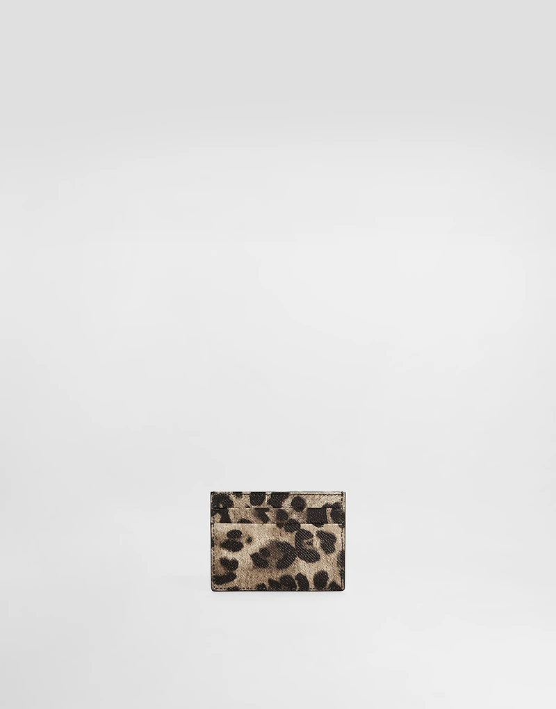 Dauphine card holder with plate