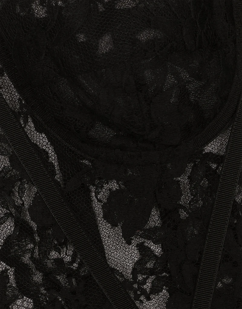 Lace bustier