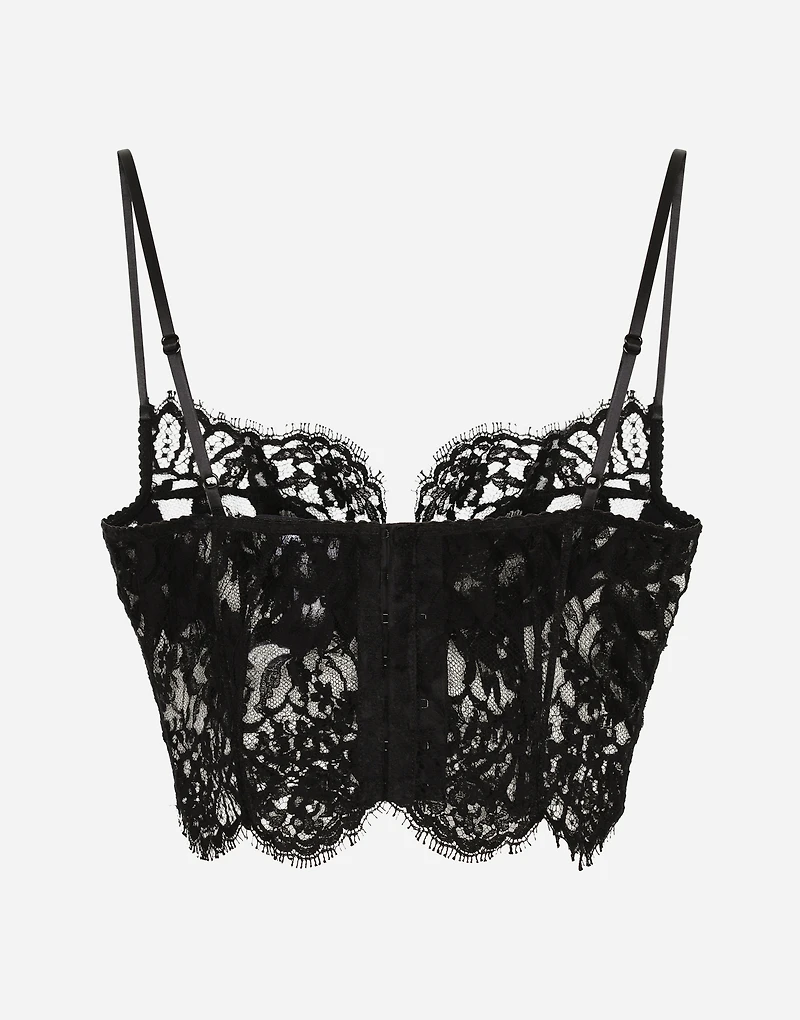 Lace balconette bralette