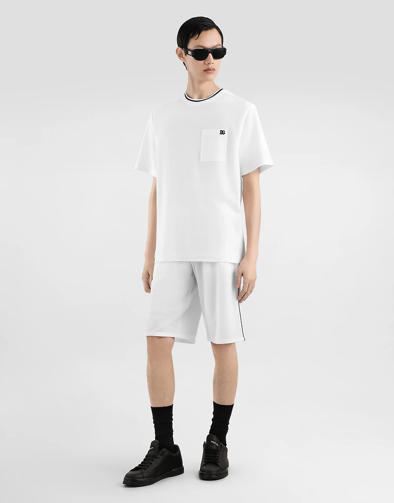 Cotton piqué t-shirt