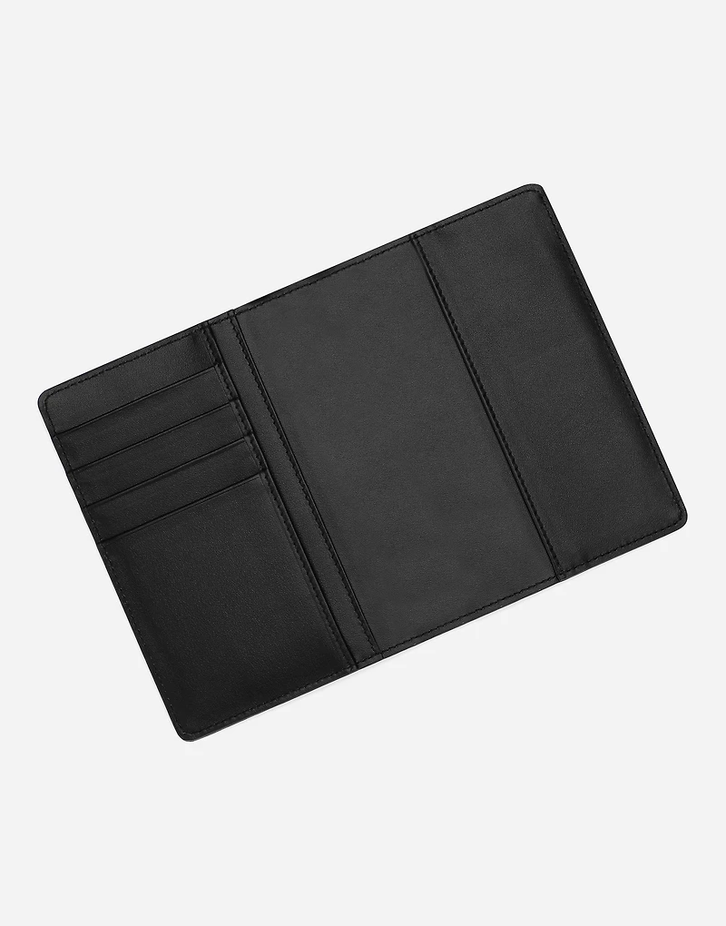 Coated jacquard passport holder