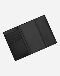 Coated jacquard passport holder
