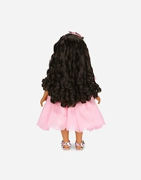 Doll with chiffon dress 