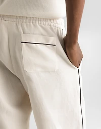 Linen fabric pajama pants