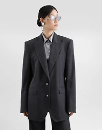 Oversize woolen jacket