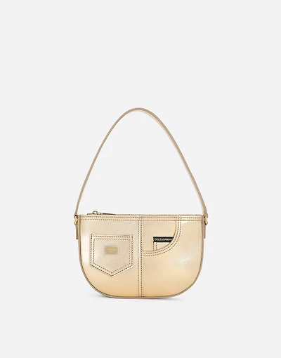 Foiled nappa leather DG Girlie handbag