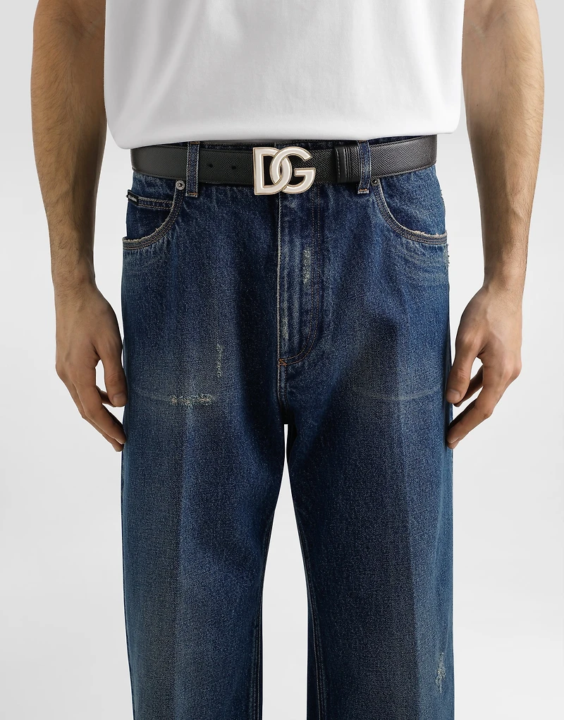 Alpine calfskin belt