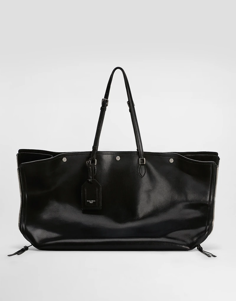 Atene calfskin shopping bag