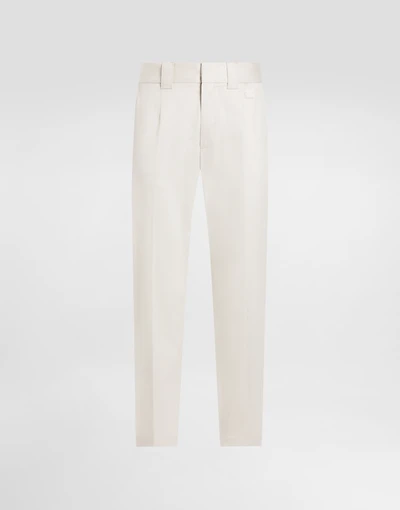 Tailored cotton pants