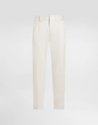 Tailored cotton pants