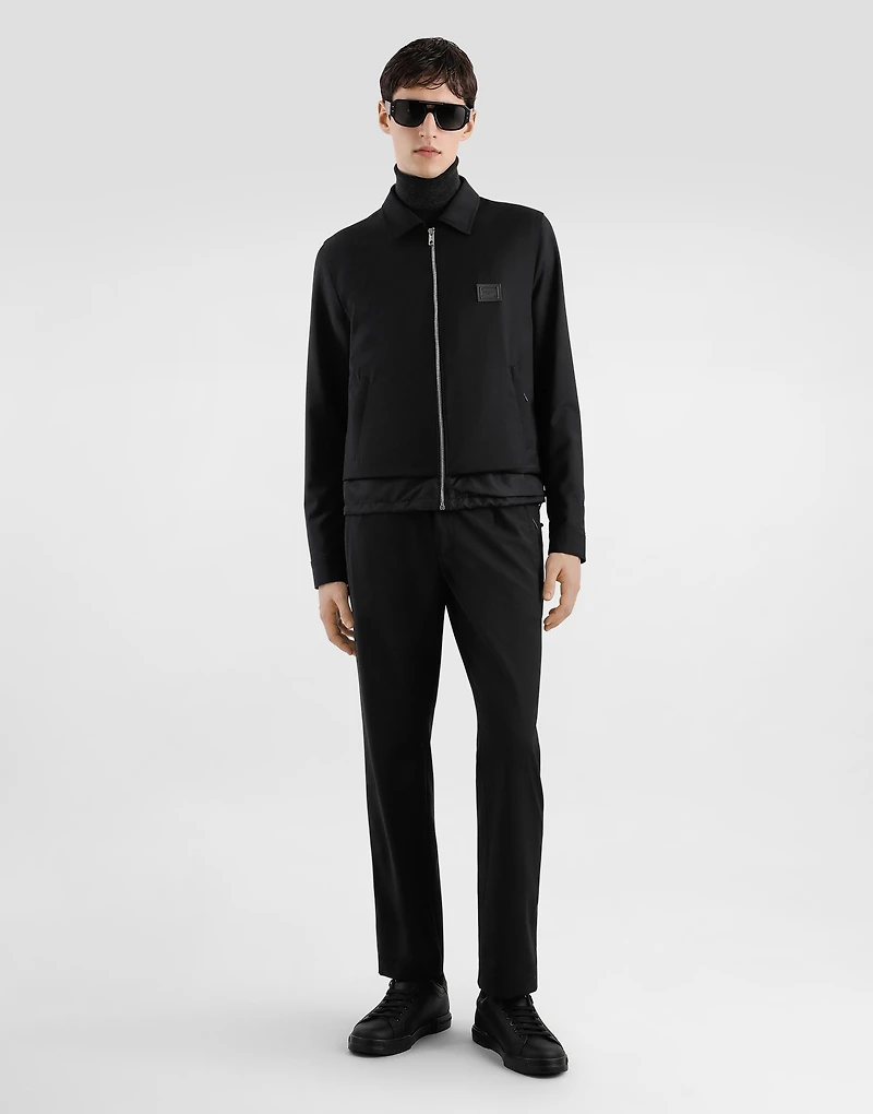 Wool canvas jacket