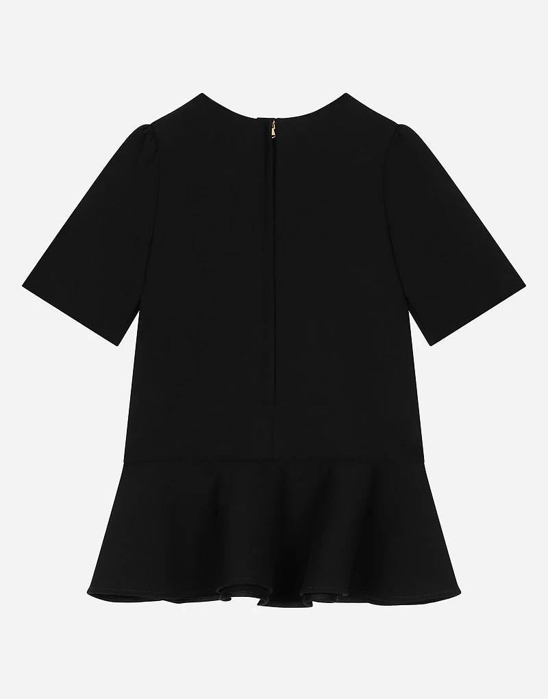 Cady dress with branded buttons