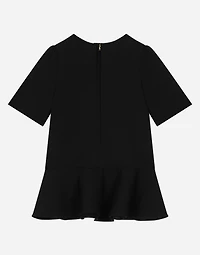 Cady dress with branded buttons