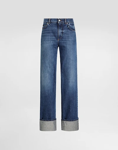 5-pocket denim trousers
