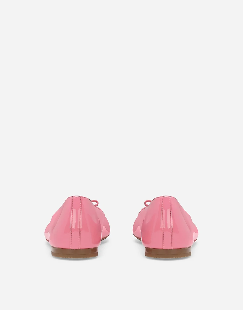 Patent leather ballet flats