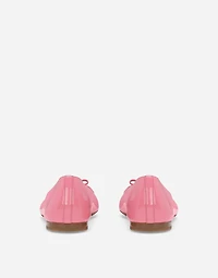 Patent leather ballet flats