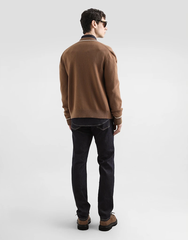 Slim-fit stretch cotton jeans