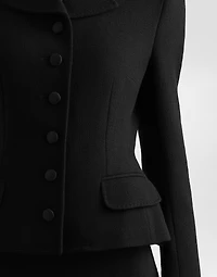 Single-breasted virgin wool jacket