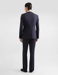 Single-breasted silk-blend gabardine taormina jacket